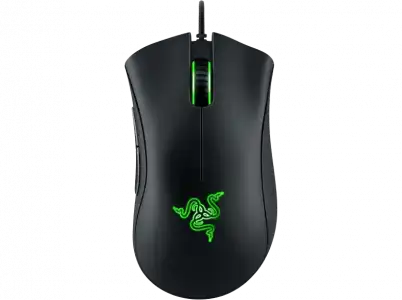 Ratón gaming - Razer Deathadder Essential, Por cable, 6.400 ppp, 5 Teclas, USB, Negro