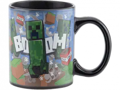 Taza - Avance Minecraft Creeper Termosensible, 300 ml, Cambia con el calor