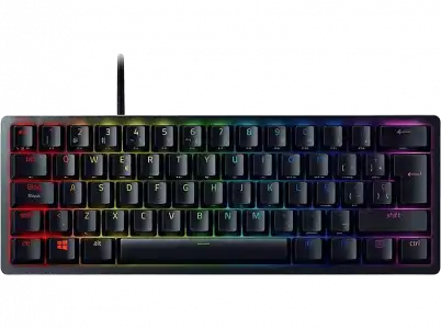 Teclado gaming - Razer Huntsman Mini, USB-C, Retroiluminación Chroma RGB, Negro