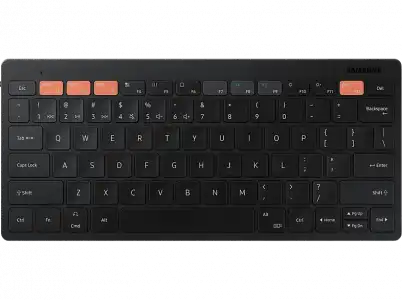 Teclado inalámbrico - Samsung EJ-B3400BBSGES, Bluetooth 5.0, 78 teclas, Triple Conexión, Negro