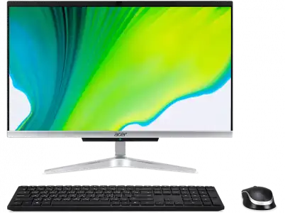 All in one - Acer C24-420, 23.8" Full HD, AMD Ryzen™3 3250U, 8GB RAM, 256GB SSD, Radeon™ Graphics, Sin sistema operativo, Negro