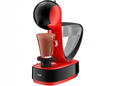 Cafetera de cápsulas - De Longhi EDG260.R Infinissima Dolce Gusto, 15 bares, 1.2 L, Rojo