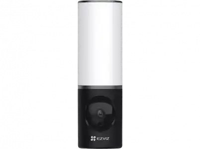 Cámara de vigilancia IP - Ezviz LC3, 4 MP, 700 Lumen, IP65, 3D DNR, Visión nocturna, Blanco/Negro