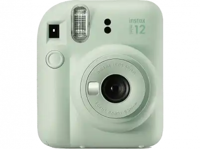 Cámara instantánea - Fujifilm Instax Mini 12, 62× 46 mm, Flash, Verde menta