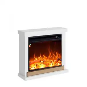 Chimenea Mural 1500w Caminetto Fuego Anna Blanco