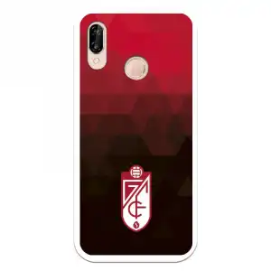 Funda Para Huawei P20 Lite Del Granada Cf Escudo - Fondo Rojo Y Negro Escudo - Fondo Rojo Y Negro - Licencia Oficial Gra