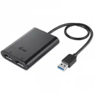 I-tec Adaptador USB 3.0/USB-C a 2x DisplayPort Video