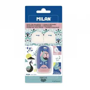 Milan Capsule Peacock Afilaborra + 2 Gomas de Recambio