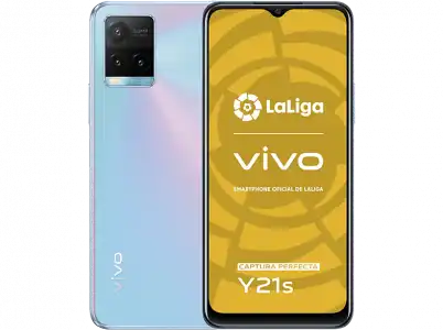 Móvil - vivo Y21s, Sueño de Mediodía, 128 GB, 4 GB RAM, 6.51" HD+, MediaTek Helio G80, 5000 mAh, Android