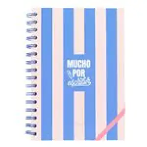 Mr Wonderful Libreta A5 Mucho por escribir rosa