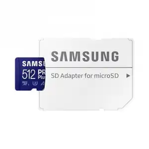 Samsung MicroSDHC Pro Plus 512GB Clase 10 + Adaptador SD