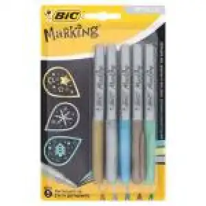 Set BIC metal - 5 marcadores