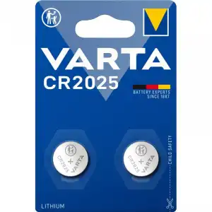 Varta Pack 2 Pilas Botón CR2025 3V