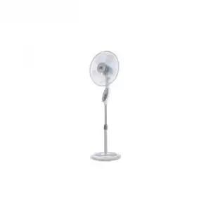 Akunadecor - Ventilador De Pie Metal Blanco Floxo