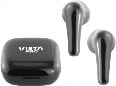 Auriculares True Wireless - Vieta Pro Fit, Hasta 20hs, BT 5.0, IPX4, Touch control, Negro