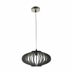 Fabrilamp Colgante Sapelli 1xe27 Madera Café 35d