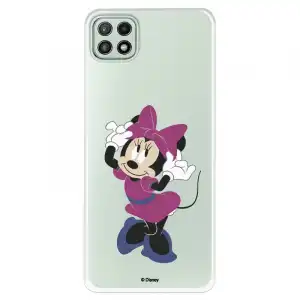 Funda Oficial de Disney Minnie Rosa Clásicos Disney para Samsung Galaxy A22 5G