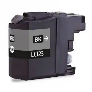 Inkpro Cartucho Tinta Compatible con Brother LC123XL/LC121XL Negro