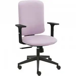 La Silla de Claudia Silla de Oficina Ergonómica Giratoria Reposabrazos Regulables Malva