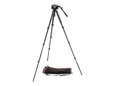 Manfrotto - Kit video MVK504AQ (trípode aluminio MVT535AQ + rótula 504HD)