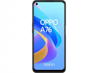 Móvil - OPPO A76, Glowing Black, 128 GB, 4 GB RAM, 6.56" HD+, Qualcomm Snapdragon™ 680, 5000 mAh, Android 11