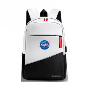 Nasa Bag05 Mochila para Portátil hasta 15.6" Negra-Blanca