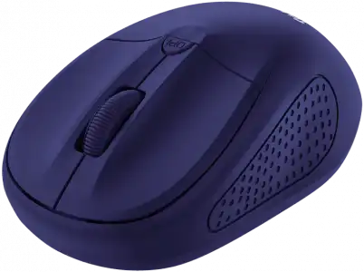 Ratón inalámbrico - Trust Primo, Wireless, 1600 ppp, USB, Sensor óptico, Azul