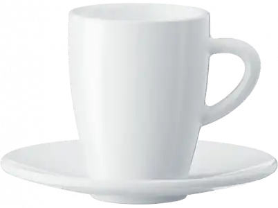 Set de 2 Tazas - Jura 66497, Porcelana, Blanca