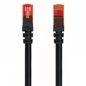 Welly Enjoy IT Cable de Red RJ45 Cat.6 UTP 1m Negro