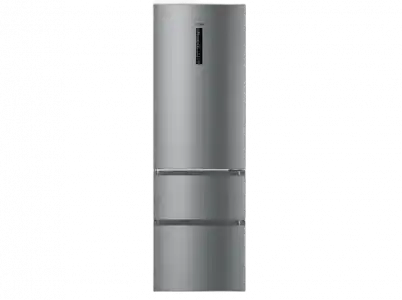 Frigorífico combi - Haier 3D 60 Series 3 HTR3619ENMN, No Frost, 348 l, 190 cm, Motor Inverter, Cajones Direct Access, Inox