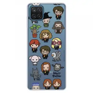 Funda Oficial de Harry Potter Personajes Iconos para Samsung Galaxy A12