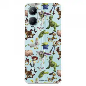 Funda Para Realme C33 Oficial De Disney Muñecos Toy Story Siluetas - Toy Story
