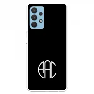 Funda Para Samsung Galaxy A32 4g Del Académica De Coimbra Iniciales - Licencia Oficial Académica De Coimbra