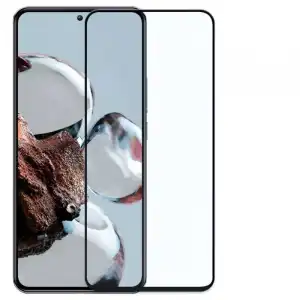 OcioDual Protector de Pantalla Cristal Templado Premium 9D Borde Negro para Xiaomi 12t/12t Pro