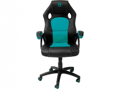 Silla gaming - Nacon CH-310, Ergonómico, Altura regulable, Máximo 110 kg, 5 ruedas, Negro y verde