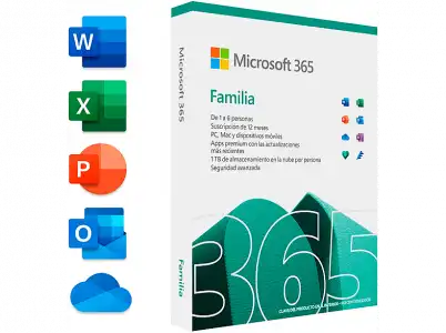 Software - Microsoft Office 365 Familia 1 año (Formato Físico)