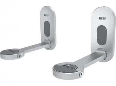 Soporte altavoces - B1 Wall Bracket (pareja), Para Kef LSX/LSX ll, Plata