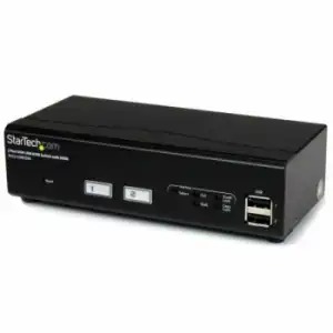 Startech.com Switch Conmutador Kvm 2 Puertos Vga Con Ddm Y Cables