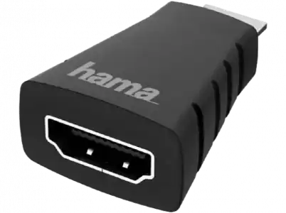 Adaptador - Hama 00200347, HDMI, Mini-HDMI,4 K Ultra-HD, Negro