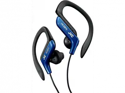 Auriculares deportivos - JVC HA-EB75, De botón, Con Cable, Jack de 3.5 mm, Azul