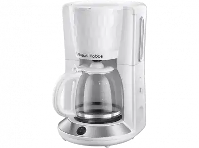 Cafetera de goteo ‎- Russell Hobbs ‎27010-56, 1.23 l, 10 Tazas, Jarra cristal, WhirlTech, Blanco