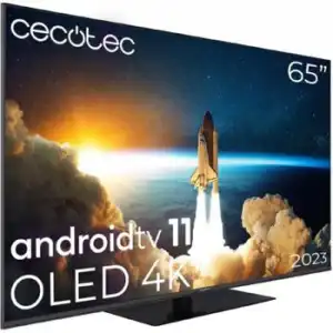 Cecotec Televisor Qled 65ó Smart Tv V1+ Series Vqu11065z+s. 4k Uhd, Android 11, 2 Altavoces 12w Y Subwoofer 12w, 2023