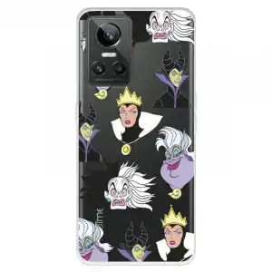 Funda Oficial de Disney Villanas Patrón Villanas Disney para Realme GT Neo 3