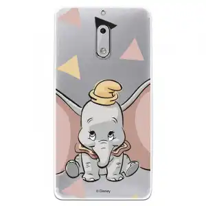 Funda Oficial Disney Dumbo Silueta Transparente Para Nokia 6