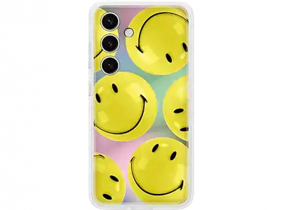 Funda - Samsung, para Galaxy S24, Flipsuit Smiley, Amarillo