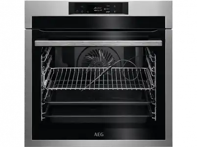 Horno - AEG BPE742380M, Multifunción, Pirolítico, 71 l, Sonda térmica, 60 cm, Inox Antihuellas