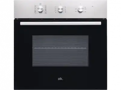 Horno - OK. OBO 311-1 A, Multifunción, Esmalte fácil de limpiar, 70 l , 63 cm, 9 programas + ECO, Inox