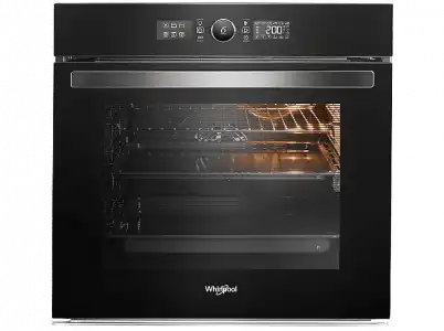 Horno - Whirlpool AKZ9 6290 NB, Multifunción, Pirolítico, 73 l, 59.5 cm, Cavidad XXL, Negro