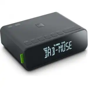 Muse Radio Despertador Dual Negro - M175dbi