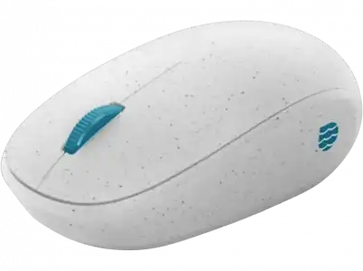 Ratón inalámbrico - Microsoft Ocean, 1000 ppp, Bluetooth, Blanco/Azul